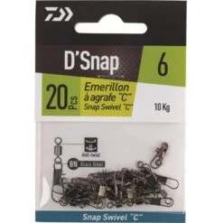 ÉMÉRILLON AGRAFE DAIWA SNAP SWIVEL C